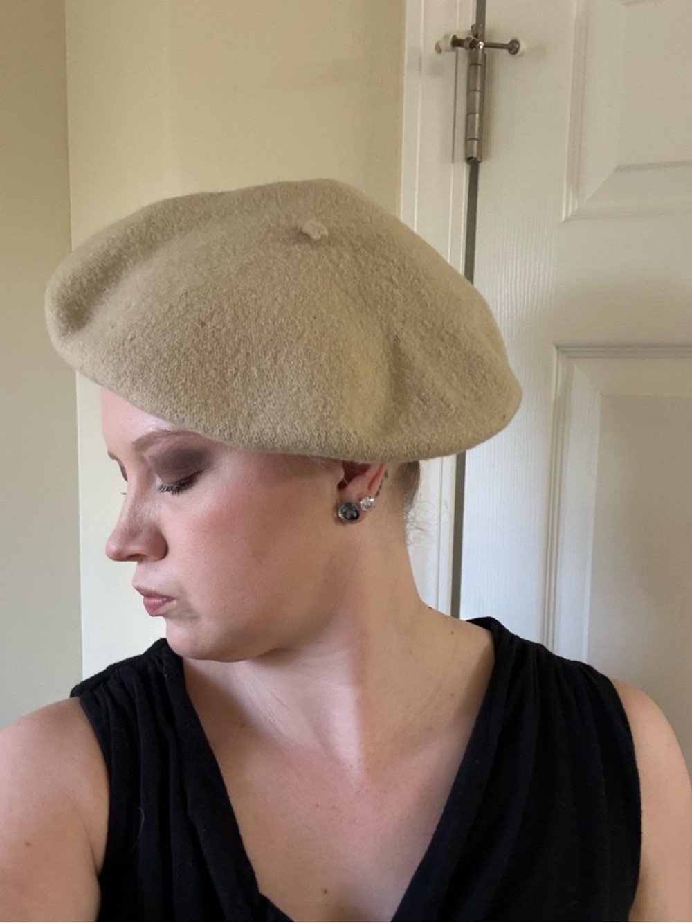 Luxe Beige Wool Beret - Classic Women's Hat